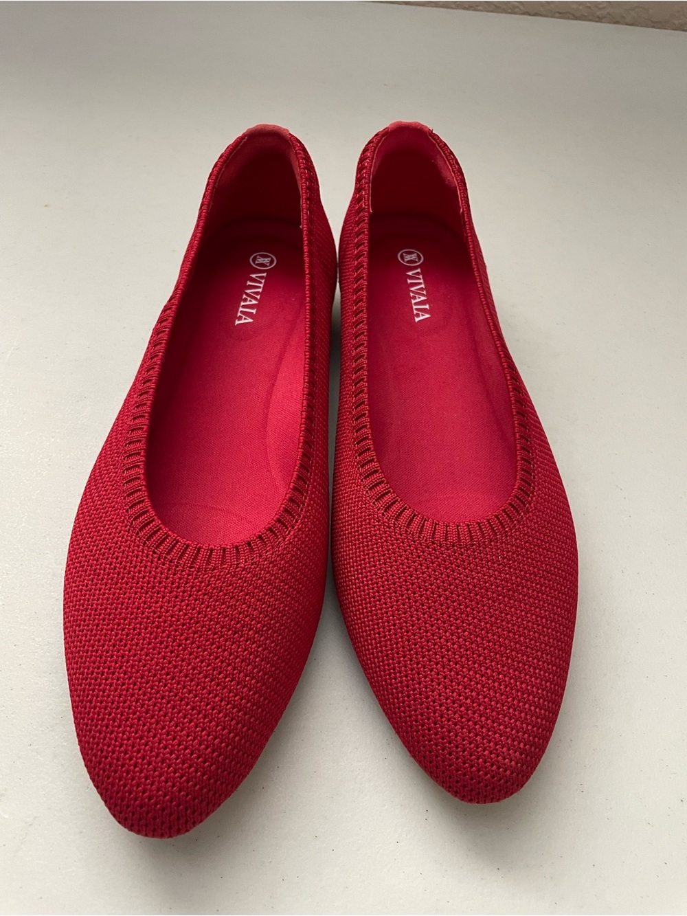 Vivaia Margot Cloud Walker Slip On Square Toe Flats Women Sz 35.5 / 5.5